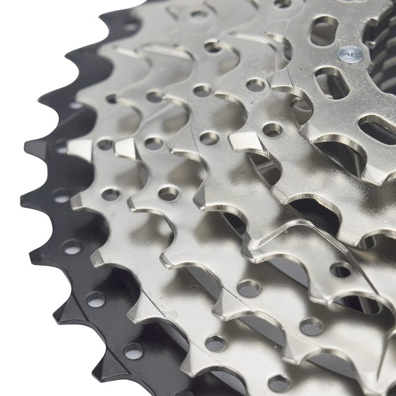 CYSKY 9 Speed Cassette 11-42T Bike Cassette Sprocket Compatible with Shimano/Sram/Sunrace HG System Fit for Mountain Bike, Road Bicycle, MTB - Image 4